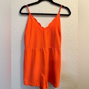 Orange Romper